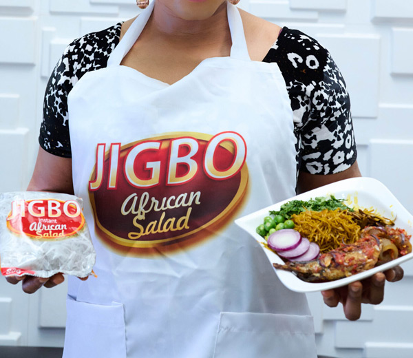 Jigbo Instant Abacha with fish